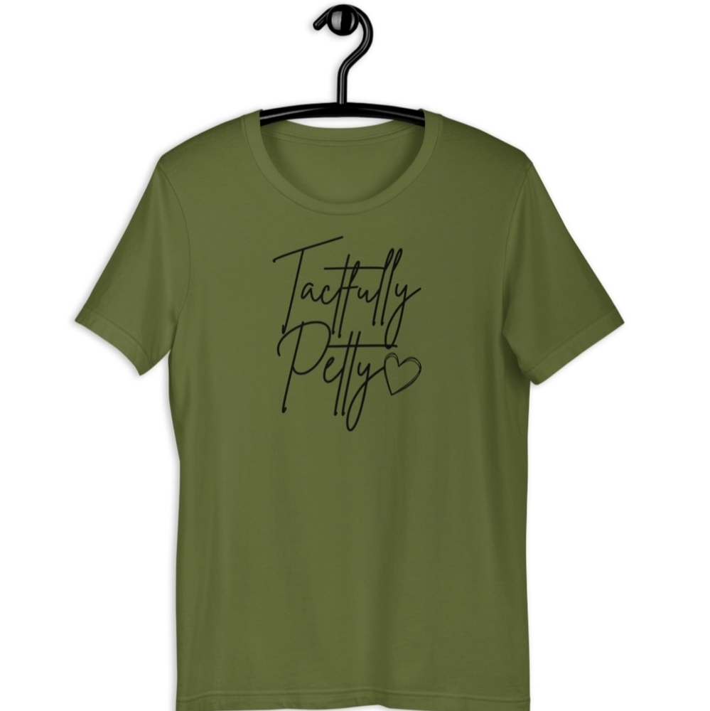 🚨 Tactfully Petty Olive Green T-Shirt